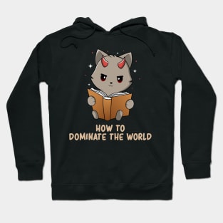 Introvert Dark Humor Cute Kawaii Evil Cat Sarcasm Hoodie